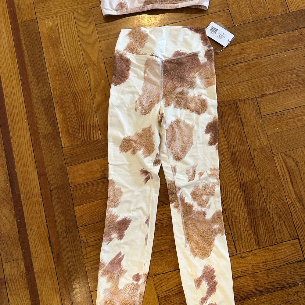 Stylish Kids Brown and White Leggings